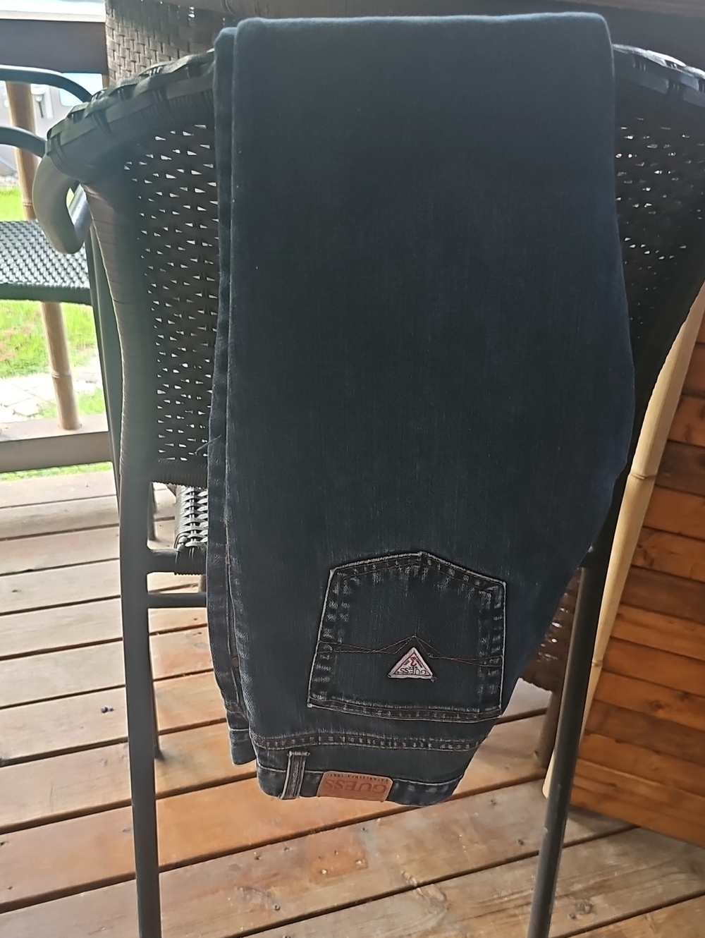 Guess Women's Dark Blue Flare Jeans